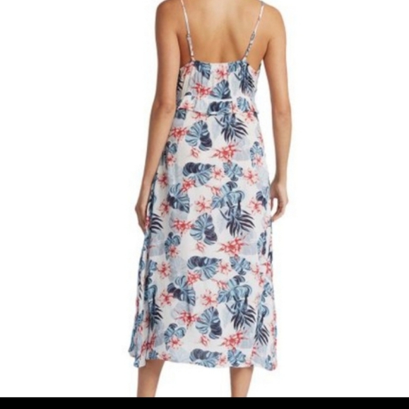 Roxy Floral Midi Dress Size XS - Picture 2 of 5